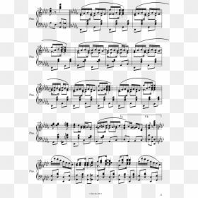 White Feather Sheet Music Composed By Rex4826487 - Lovely Night Piano Sheet Music, HD Png Download - rag png