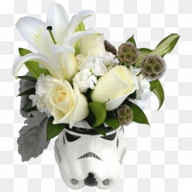 Stormtrooper Icon Png -star Wars Stormtrooper Flower - Bouquet, Transparent Png - storm trooper helmet png