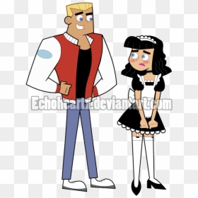 Transparent Johnny Test Png - Danny Phantom Danny Dress, Png Download - johnny test png