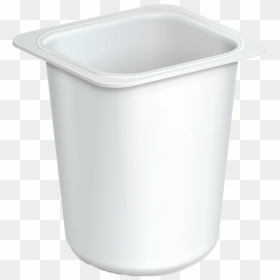 Empty Plastic Yoghurt Cup - Pot De Yaourt Vide, HD Png Download - plastic spoon png