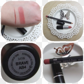 Kylie Jenner Lip Duo Mac Brave Lipstick Soar Lip Liner - Eye Shadow, HD Png Download - kylie jenner lips png