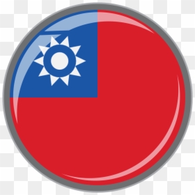 Flag Of Taiwan - Circle, HD Png Download - taiwan flag png