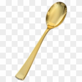Golden Spoon, HD Png Download - plastic spoon png
