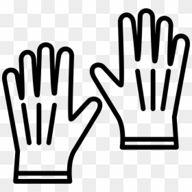 Leather Gloves - Gloves Icon Png, Transparent Png - white gloves png