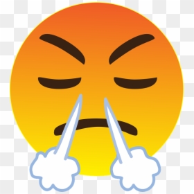 Angry, Emoji, Emoticon, Anger, Smiley, Face, Emotion, HD Png Download - facebook angry emoji png