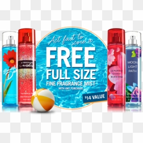 Blue Bath And Body Works Spray, HD Png Download - bath and body works logo png