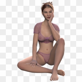 Nude, Sexy, Female, Eroticism, Sensual, Sexy Woman - Sitting, HD Png Download - sexy female png