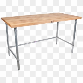 John Boos Jnb17 Wooden Work Table Top, Galv - Butcher Block Table Commercial, HD Png Download - wood table top png