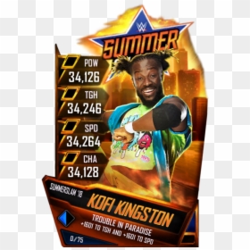 Rey Mysterio Wwe Supercard, HD Png Download - kofi kingston png