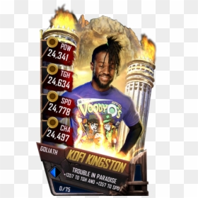 Finn Balor Wwe Supercard, HD Png Download - kofi kingston png