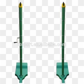 Portable Tennis Aluminum Post/stand/net Support/pole - Shovel, HD Png Download - tennis net png