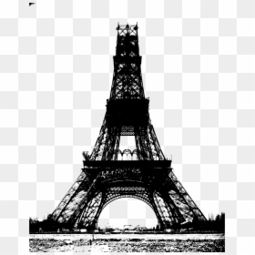 Eiffel Tower Vintage Png, Transparent Png - construction png