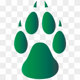 Dog Paw Print Vector, HD Png Download - paw png
