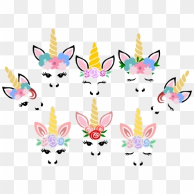 Unicorn Face Svg, HD Png Download - unicorn horn png