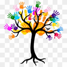 Tree With No Leaves Black And White, HD Png Download - bloody handprint png