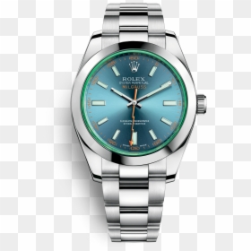 Rolex Milgauss Blue, HD Png Download - rolex png