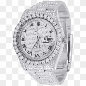 Rolex Day Date Full Diamond, HD Png Download - rolex png