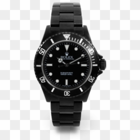 Rolex Sea Dweller All Black, HD Png Download - rolex png
