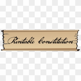 Printable Us Constitution Pdf, HD Png Download - parchment png