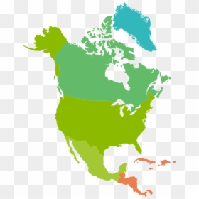 North America Png Map, Transparent Png - america png