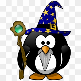 Wizard Penguin, HD Png Download - wizard png