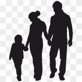 Family Silhouette Clipart No Background, HD Png Download - people talking png