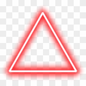 Red Neon Triangle Png, Transparent Png - neon png