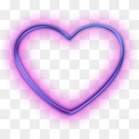 Transparent Neon Heart Png, Png Download - heart png transparent