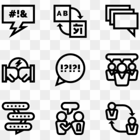 Home Appliances Icon Png, Transparent Png - people talking png