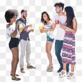 Transparent Party People Png, Png Download - people talking png