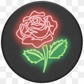Neon Rose Popsocket, HD Png Download - neon png