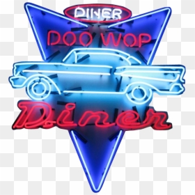 Retro Diner Signs Png, Transparent Png - neon png