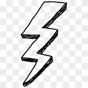 Doodle Thunder, HD Png Download - thunder png