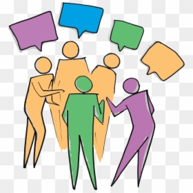 People Talking Clipart Transparent, HD Png Download - people talking png