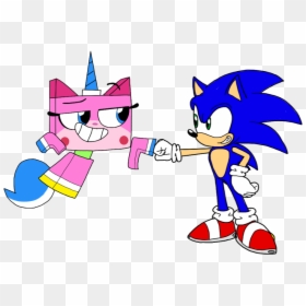 Unikitty And Sonic The Hedgehog, HD Png Download - sonic the hedgehog png