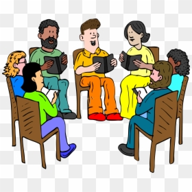 Group Reading, HD Png Download - people talking png
