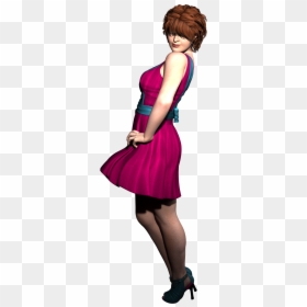 Lady In A Dress Png, Transparent Png - fashion png