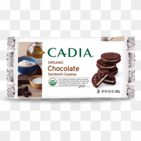 Cadia Organic Chocolate Sandwich Cookies, HD Png Download - cookies png