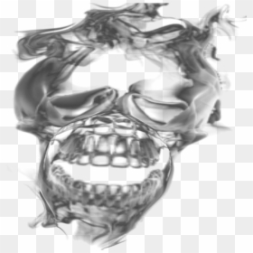 Skull Smoke Png Pics For Picsart, Transparent Png - white smoke png
