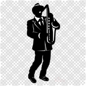 Jazz Silhouette Png, Transparent Png - saxophone png