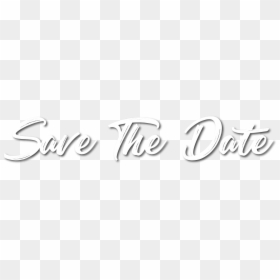 Save The Date Transparent White, HD Png Download - save the date png
