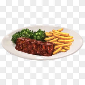 Steak And Fries Png, Transparent Png - french fries png