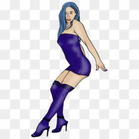 Pin Up Girl Stripper, HD Png Download - sexy girl png