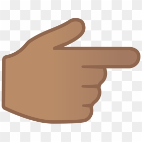 Point Finger Emoji, HD Png Download - pointing finger png