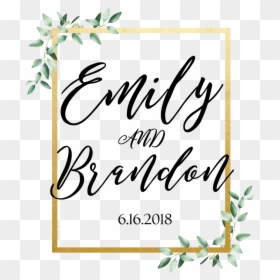 Calligraphy, HD Png Download - save the date png