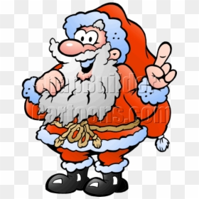 Santa Claus, HD Png Download - pointing finger png