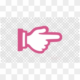 Social Media Icons Single, HD Png Download - pointing finger png