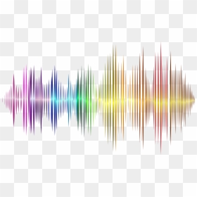 Rainbow Soundwave Png, Transparent Png - sound waves png
