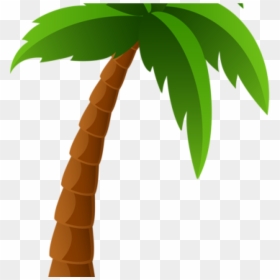 Transparent Background Palm Tree Emoji, HD Png Download - palm leaf png