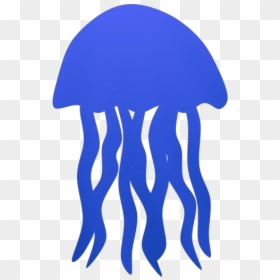 Cartoon Jellyfish No Background, HD Png Download - jellyfish png
